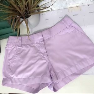 J. Crew shorts in Lavender. Size 4.